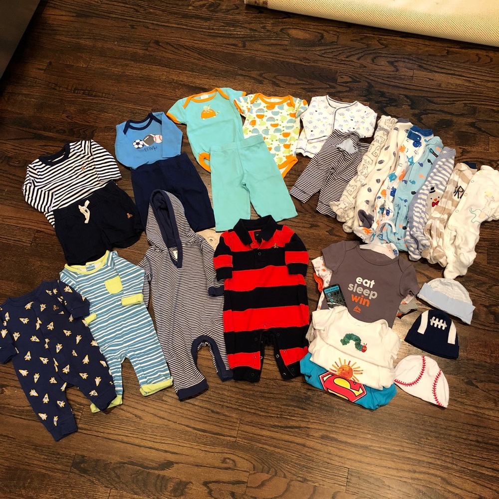 Huge Lot of Newborn Baby Clothes